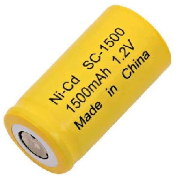 Battery Pack Sub C X 3 1500mah Nickel Cadmium