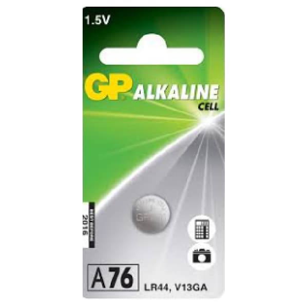 Button Cell GP LR44 Single Piece