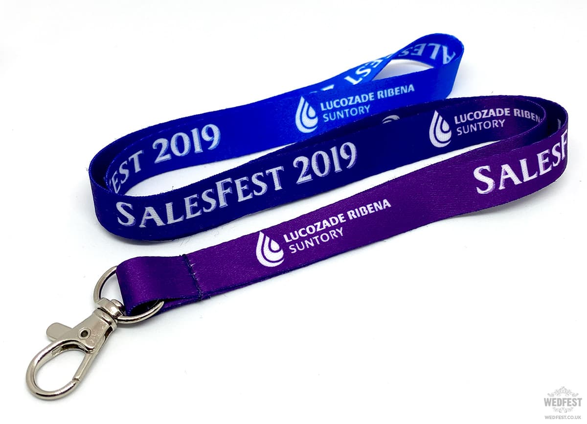 Customised Lanyard with a branded badge Thumbnail 2