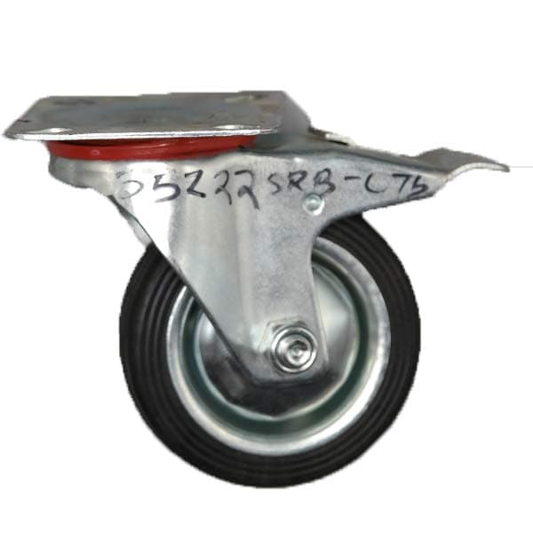 industrial-rubber-swivel-castor-wheel-with-brake-75x25mm-wheel-plate-size-81x67mm