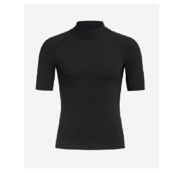 Rash Guard Short Sleeve For Man Black X-Large