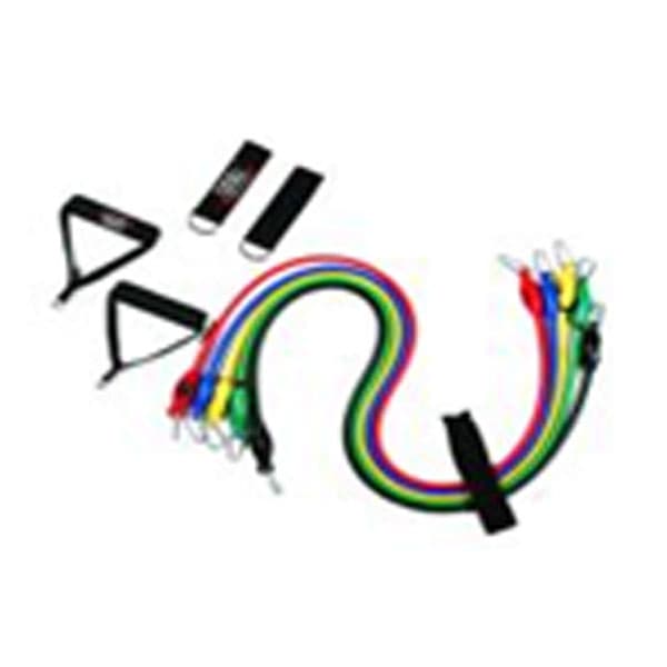 Resistance Tubes Set with Door Anchor (5 Tubes), High Quality TPE Material