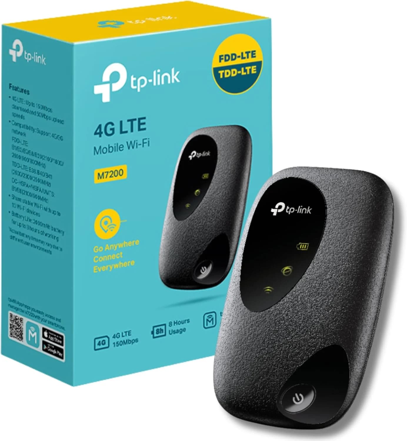 TP-Link 4G LTE Mobile Wi-Fi – TL-M7200 Thumbnail 4