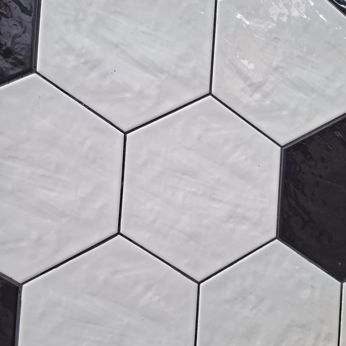 Hexa Chiara Beige Shiny Porcelain Floor Tile - 258 x 290mm Thumbnail 3