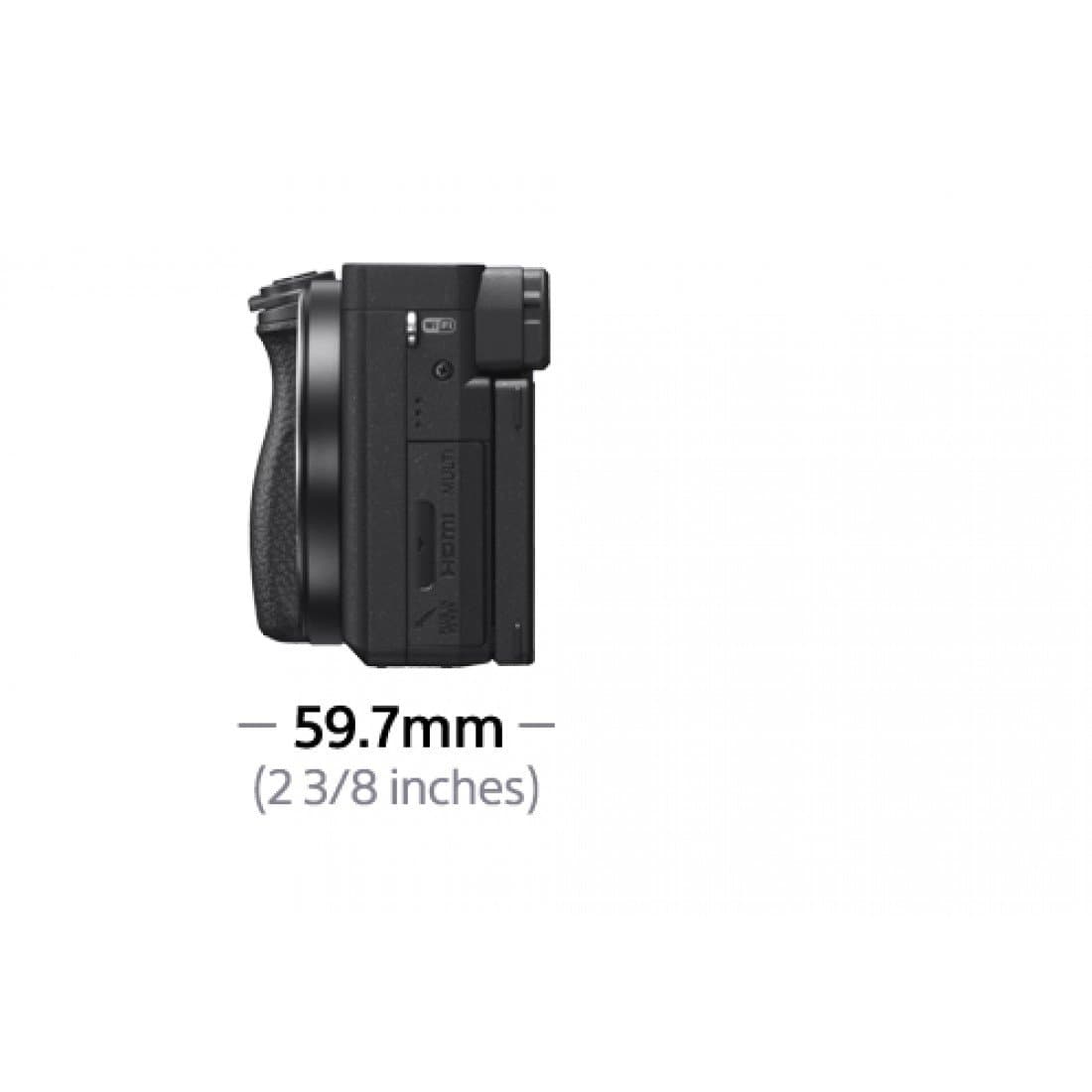 Sony Alpha A6400 Mirrorless Digital Camera with 16-50mm f/3.5-5.6 OSS Lens Kit Thumbnail 5