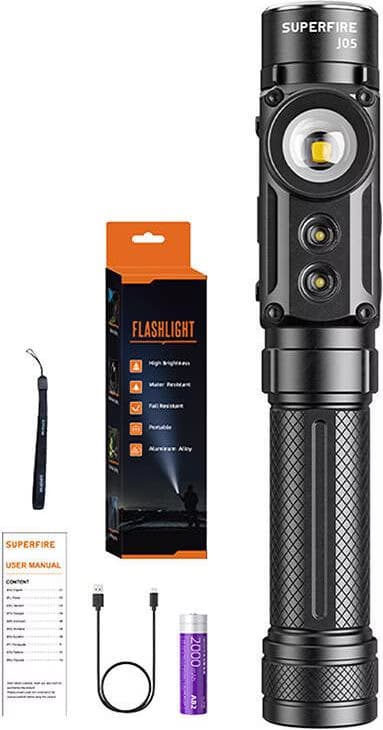 Superfire Latarka J05, 380+450lm Thumbnail 5