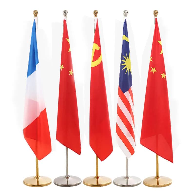 Telescopic office flag poles Thumbnail 6