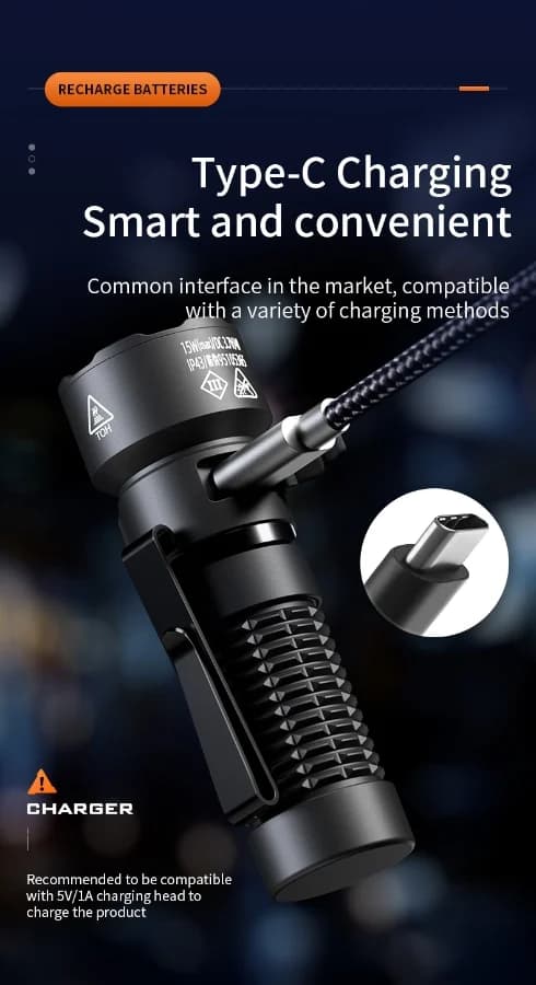 SUPERFIRE A29 EDC Portable Flashlight Thumbnail 8