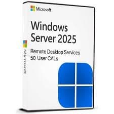 Windows Server 2025 Remote Desktop Services (RDS) – 50 User CAL