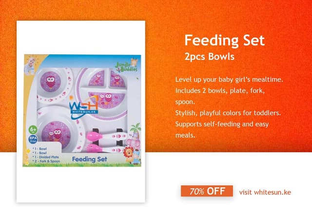 feeding-set-2pcs-bowls-1pc-divided-plate-fork-spoon-in-window-box-girl-color-jungle-buddies