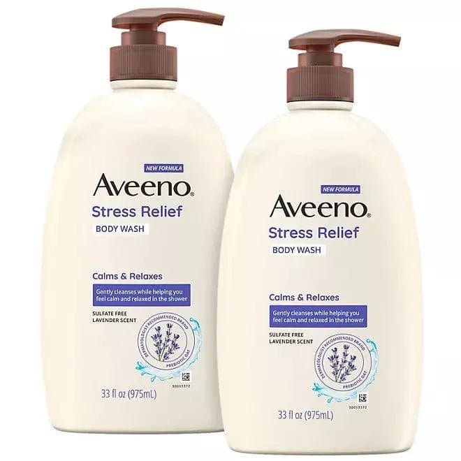 Aveeno Stress Relief Body Wash Calming Body Wash