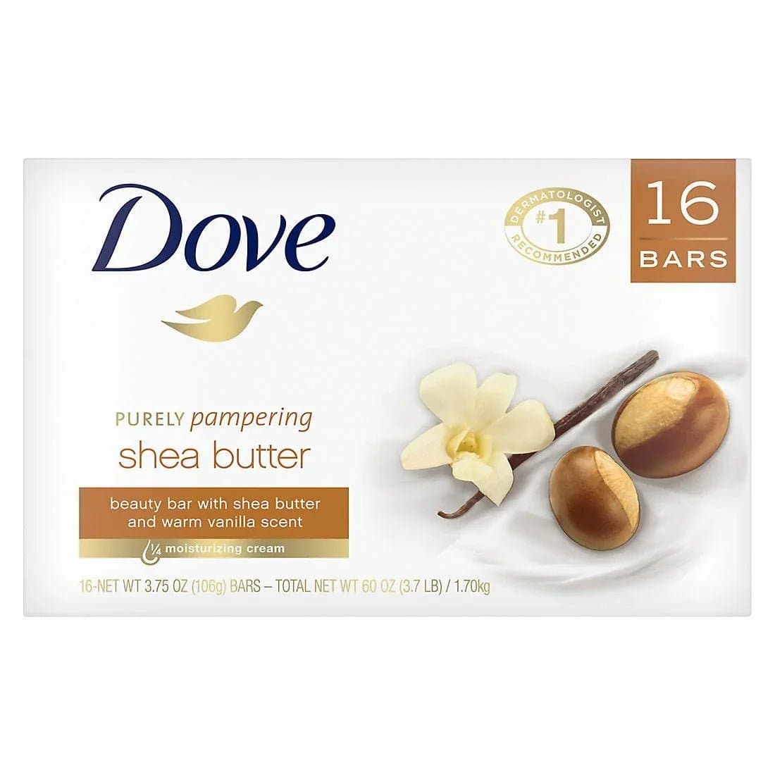 Dove Purely Pampering Beauty Bar, 16 ct Thumbnail 2