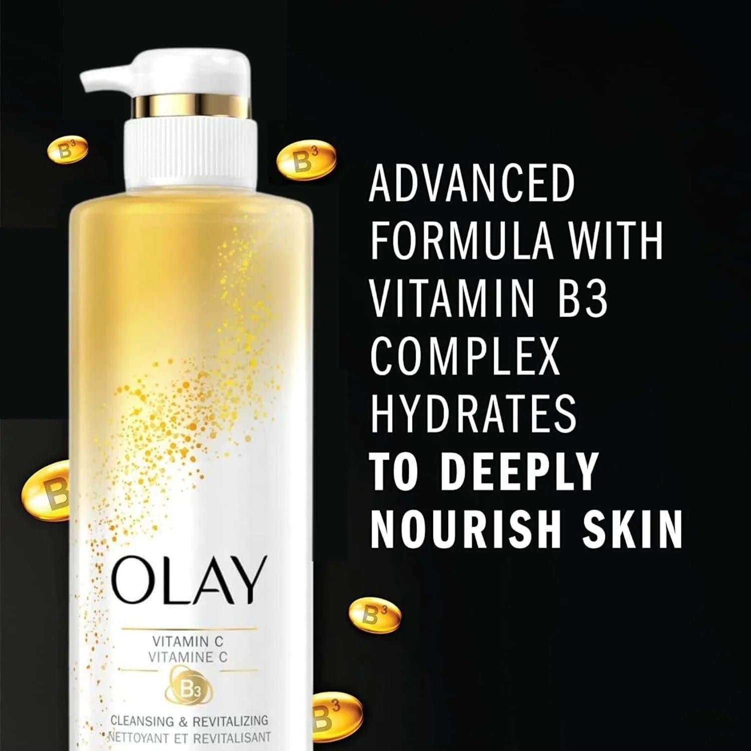 Olay Body Wash with Vitamin C and Vitamin B3 Complex, 591 mL 4pack Thumbnail 3