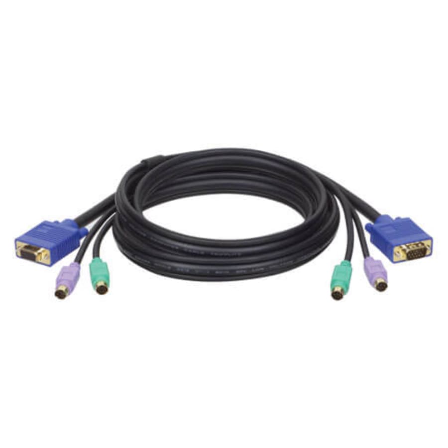 10Ft PS/2 Cable Kit For B004 Series Tripp-Lite P750-010